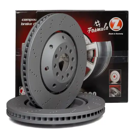 Zimmermann FORMULA Z Bremsscheiben Satz f&uuml;r AUDI RS6 C5 450/480PS PR-1LP vorne
