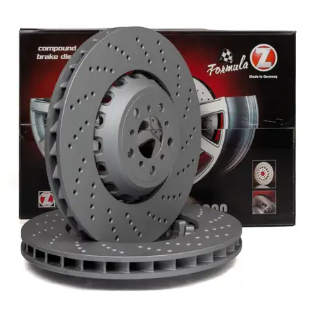 Zimmermann FORMULA Z Bremsscheiben Satz f&uuml;r BMW 5er F10 M5 6er F12 F13 F06 M6 vorne