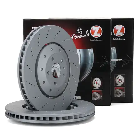 Zimmermann FORMULA Z Brake Disc Set for AUDI RS6 C7 RS7 Sportback 4G (Front)