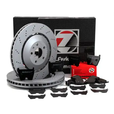 Zimmermann FORMULA Z Brake Discs + Pads + Wako for AUDI RSQ3 8U 310/340/367 hp (front)