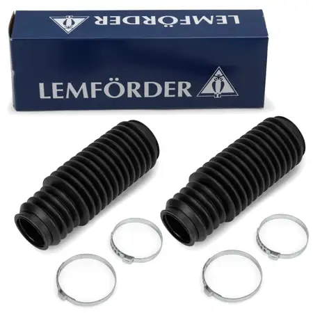 2x LEMF&Ouml;RDER 3012301 Spurstange Lenkmanschette f&uuml;r BMW 3er E36 5er E34 vorne 32211139786