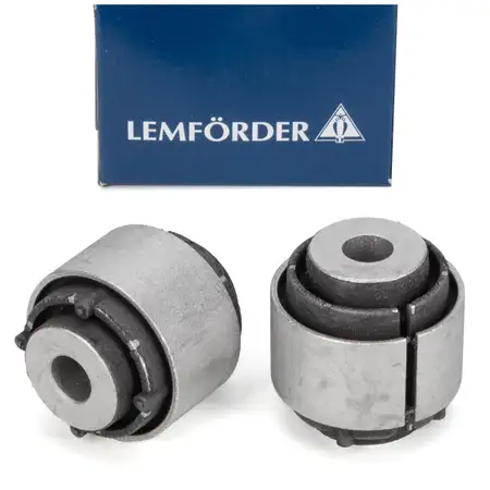 2x LEMF&Ouml;RDER 3058201 Querlenkerlager f&uuml;r BMW 1er E81-88 3er E90-93 X1 hinten 33326763092