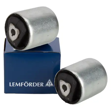 2x LEMF&Ouml;RDER 3600001 Querlenkerlager f&uuml;r BMW X5 Vorderachse vorne unten innen 31106778015