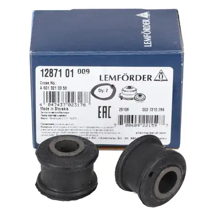 2x LEMF&Ouml;RDER Stabilisatorlager f&uuml;r MERCEDES Sprinter T1 Vorderachse hinten 601321035064