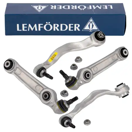 4x LEMF&Ouml;RDER Querlenker Radaufh&auml;ngung f&uuml;r BMW 5er G30 G31 OHNE xDrive Vorderachse unten