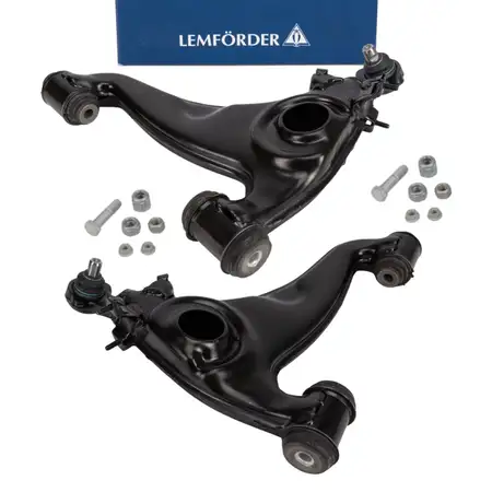 2x LEMF&Ouml;RDER Control Arm, Wheel Suspension + Ball Joint for MERCEDES W201 (Front Lower)