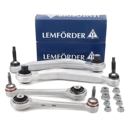 4x LEMF&Ouml;RDER Querlenker Lenker Radaufh&auml;ngung f&uuml;r BMW 5er E39 ab 12.2001 Hinterachse oben