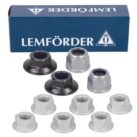 2x LEMF&Ouml;RDER Rep.-Satz Radaufh&auml;ngung f&uuml;r VW Golf 7 8 Polo 6 AUDI A1 SEAT LEON vorne unten