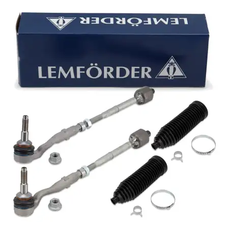 2x LEMF&Ouml;RDER Spurstange + Kopf + Manschette f&uuml;r BMW X5 F15 X5M F85 X6 F16 X6M F86 vorne