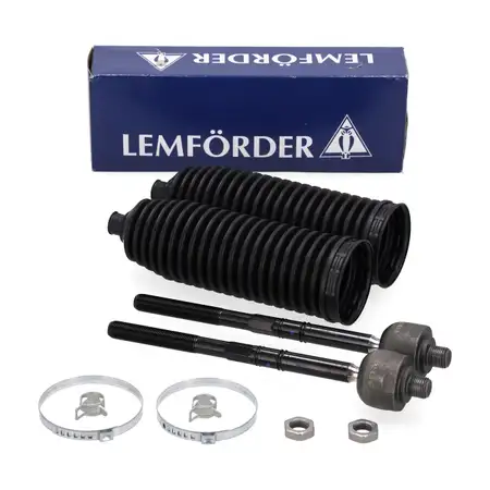 2x LEMF&Ouml;RDER Tie Rod + Boot for Mercedes C-Class W203 S203 CL203 C/A209 (Front)
