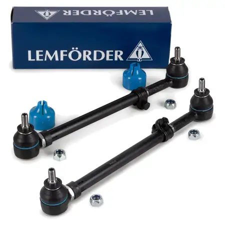 2x LEMF&Ouml;RDER 1072502 Spurstange f&uuml;r MERCEDES E-Klasse W124 A124 S124 C124 vorne 1243300903