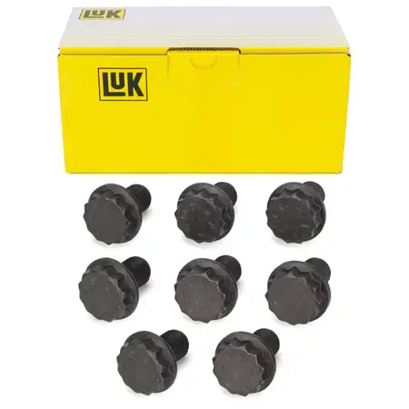 8x LUK Schraube Schwungrad f&uuml;r FORD Focus 1 MK1 Tourneo/Transit Connect 1.8 TDCi