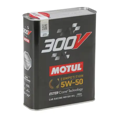 2L 2 Liter MOTUL 300V COMPETITION 5W-50 Motor&ouml;l Vollsynthetisch Motorsport RACING