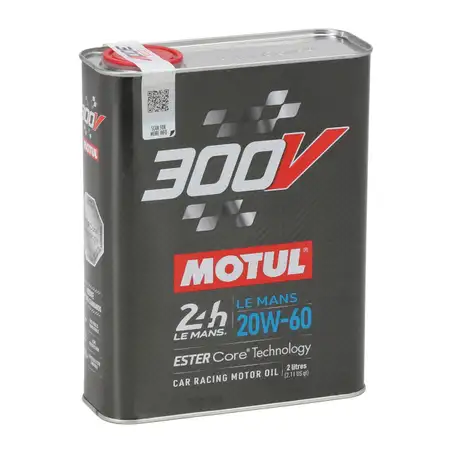2L 2 Liter MOTUL 300V 24h LE MANS 20W-60 Motor&ouml;l Vollsynthetisch Motorsport RACING