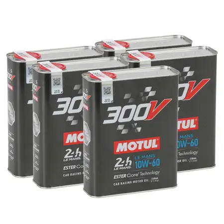 10L 10 Liter MOTUL 300V 24h LE MANS 10W-60 Motor&ouml;l Vollsynthetisch Motorsport RACING