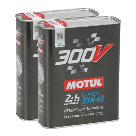 4L 4 Liter MOTUL 300V 24h LE MANS 20W-60 Motor&ouml;l Vollsynthetisch Motorsport RACING
