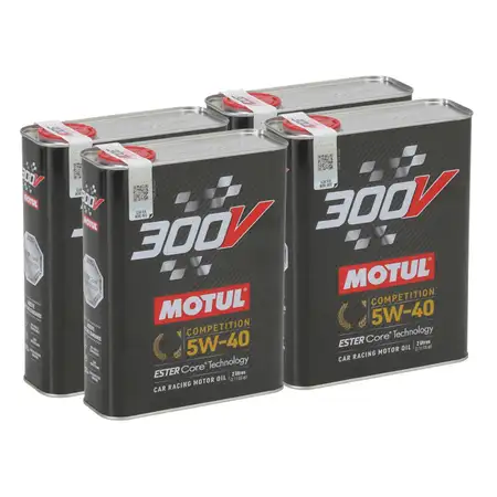 8L 8 Liter MOTUL 300V COMPETITION 5W-40 Motor&ouml;l Vollsynthetisch Motorsport RACING