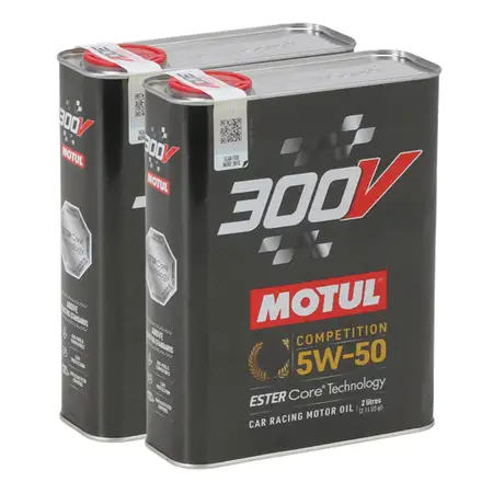 4L 4 Liter MOTUL 300V COMPETITION 5W-50 Motor&ouml;l Vollsynthetisch Motorsport RACING