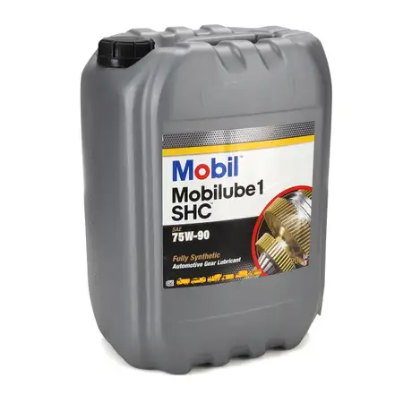 20L 20 Liter Mobil 1 Getriebe&ouml;l Mobilube 1 SHC 75W-90 75W90 API GL-4 GL-5