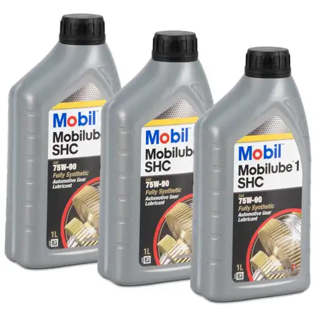 3L 3 Liter Mobil 1 MOBILUBE 1 SHC 75W-90 75W90 Getriebe&ouml;l API GL-4 GL-5