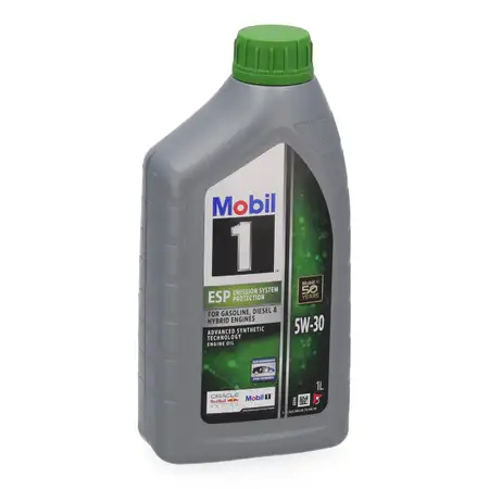 1L 1 Liter Mobil 1 ESP 5W-30 Motor&ouml;l f&uuml;r BMW LL-04 MB 229.31/.51 PORSCHE C30 VW 504/507.00