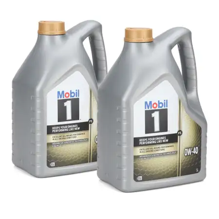 10L 10 Liter Mobil 1 FS 0W-40 Motor&ouml;l &Ouml;l f&uuml;r MB 229.3 229.5 PORSCHE A40 VW 502.00 505.00