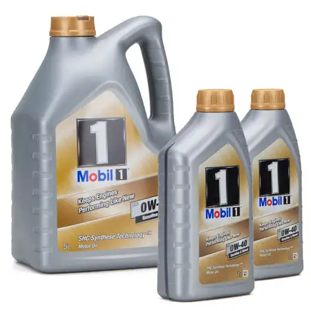 7L 7 Liter Mobil 1 FS 0W-40 Motor&ouml;l &Ouml;l MB 229.3/5 PORSCHE A40 VW 502/505.00
