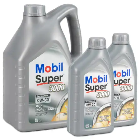 7L 7 Liter Mobil SUPER 3000 FORMULA P 0W-30 Motor&ouml;l &Ouml;l ACEA C2 FIAT 9.55535-GS1