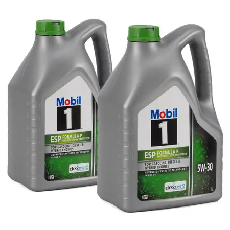 10L Mobil 1 ESP FORMULA P 5W-30 Motor&ouml;l f&uuml;r MB 229.31/51/52 dexos2 PSA B71 2290/2297