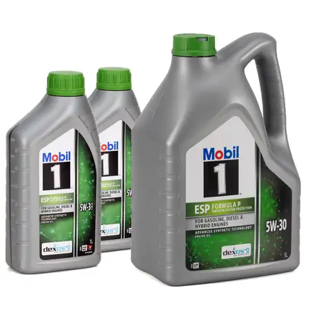 7L Mobil 1 ESP FORMULA P 5W-30 Motor&ouml;l f&uuml;r MB 229.31/51/52 dexos2 PSA B71 2290/2297