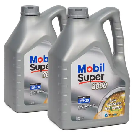 10L 10 Liter Mobil 3000 SUPER XE 5W-30 Motor&ouml;l f&uuml;r MB 229.31/51/52 dexos2 VW 505.00/505.01
