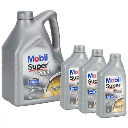 8L 8 Liter Mobil 1 SUPER 3000 FORMULA 5 5W-30 Motor&ouml;l f&uuml;r MB 229.31/51/52 VW 504/507.00