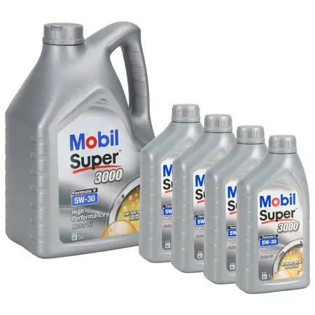 9L 9 Liter Mobil 1 SUPER 3000 FORMULA 5 5W-30 Motor&ouml;l f&uuml;r MB 229.31/51/52 VW 504/507.00