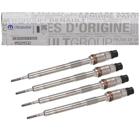 4x ORIGINAL Opel MOPAR Drucksensor-Gl&uuml;hkerze Movano B 2.3 CDTI Vivaro B 1.6 CDTI 95529332