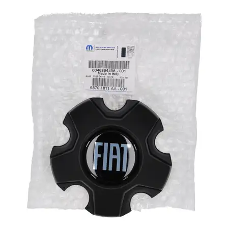 ORIGINAL Fiat MOPAR Nabendeckel Nabenkappe 16 Zoll Schwarz Ducato 250 ab 2014 46864498