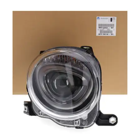 ORIGINAL Fiat Abarth MOPAR HALOGEN Scheinwerfer Frontscheinwerfer 500 rechts 52129441