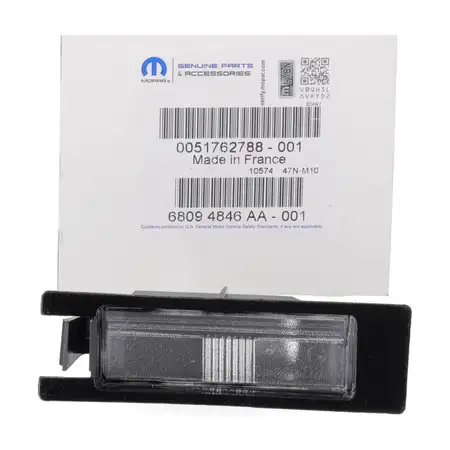 ORIGINAL Fiat MOPAR Kennzeichenleuchte Bravo 2 198 Grande / Punto 199 links 51762788