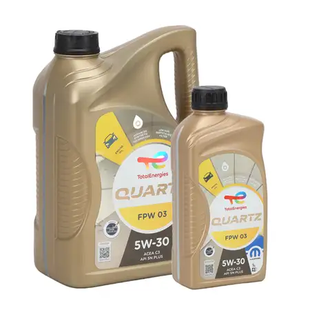 6L ORIGINAL Mopar TOTAL QUARTZ FPW 03 5W-30 Motor&ouml;l ACEA C3 API SN PLUS FPW9.55535/03