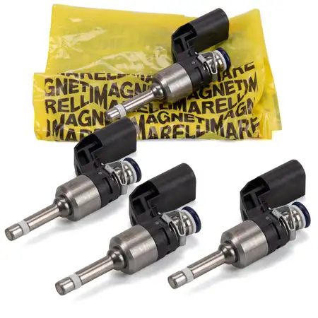 4x MAGNETI MARELLI Einspritzventil f&uuml;r VW Golf Plus Golf 5 Jetta 3 Touran 03C906036E