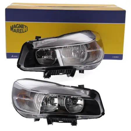 2x MAGNETI MARELLI HALOGEN H7/H7 Scheinwerfer f&uuml;r BMW 2er Active F45 Gran Tourer F46
