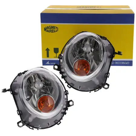 2x MAGNETI MARELLI HALOGEN H4 Hauptscheinwerfer f&uuml;r MINI R56 Clubman Clubvan R55