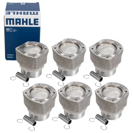 6x MAHLE 5030390 Kolben Reparatursatz f&uuml;r PORSCHE 911 2.2 S 180 PS 09.69-02.72 91110391891