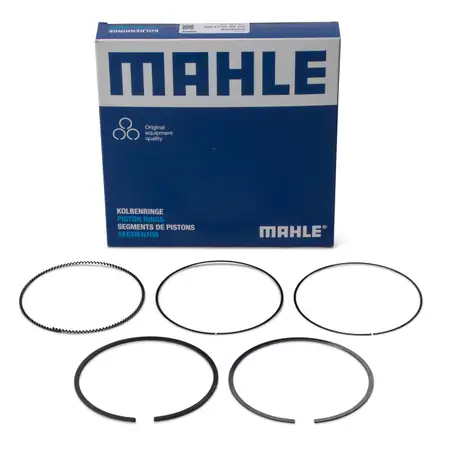 MAHLE 503RS101120N0 Kolbenringsatz f&uuml;r PORSCHE 997 991 3.8 Carrera / Turbo 9A110307502