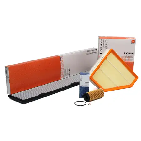 KNECHT/MAHLE Filter-Set 3-tlg f&uuml;r BMW 3er E90-93 316-320d X1 E84 16-25d N47 ab 02.2010