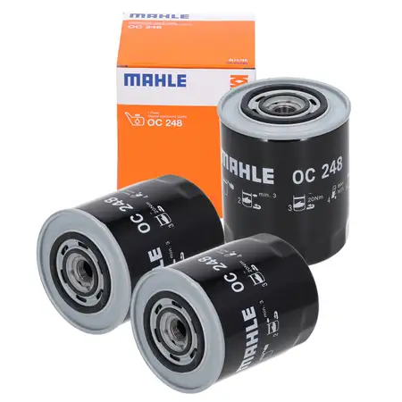 3x MAHLE &Ouml;lfilter f&uuml;r CITROEN Jumper 1 PEUGEOT Boxer FIAT Ducato OPEL Movano A 2.5/2.8D