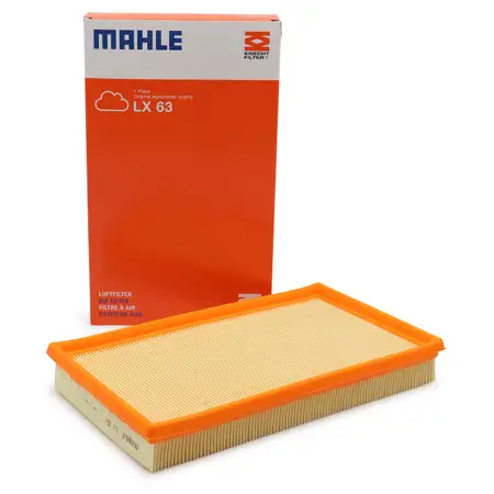 KNECHT / MAHLE LX63 Luftfilter f&uuml;r PORSCHE 924 2.5 S 944 2.5 2.7 94411018602