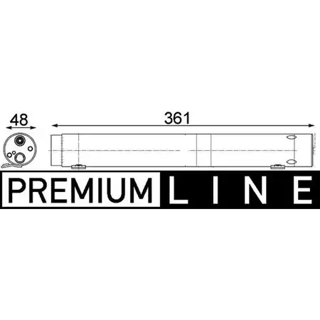 MAHLE AD95000P Trockner Klimaanlage f&uuml;r MERCEDES-BENZ Sprinter B906 0028350947