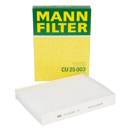 MANN CU25003 Innenraumfilter f&uuml;r MERCEDES-BENZ Citan EQT W420 RENAULT Espace 5 Scenic 4