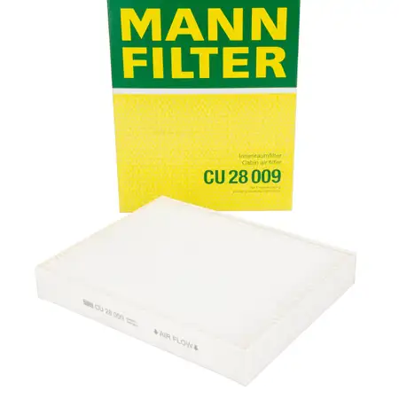 MANN CU28009 Innenraumfilter Partikelfilter f&uuml;r VW Amarok 1TA 2.0/3.0 TDI 09.22 2HJ819631A