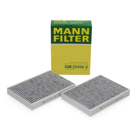 MANN CUK23014-2 Innenraumfilter Satz f&uuml;r BMW 5er G30 G31 X5 G05 6er G32 7er G11 X6 G06 X7